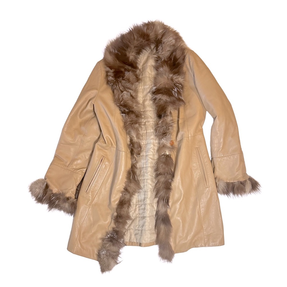 Italian leather coat